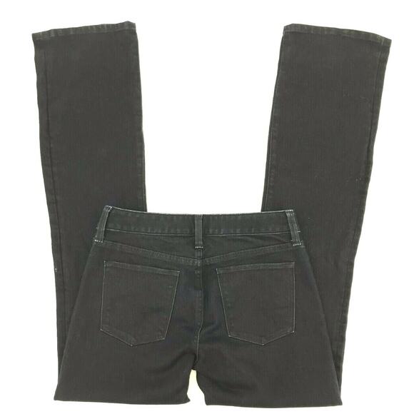 Banana Republic Women's Flare Fit Jeans Size 26 Dark Wash Stretch Mid Rise Zip - Picture 3 of 7